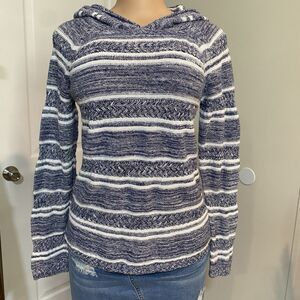 Tommy Bahama Unisex knit hoodie Linen/Cotton Small Grunge Streetwear Minimalist